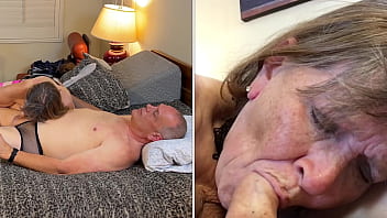 Old mature i dream of jeannie cosplay and magical blowjob