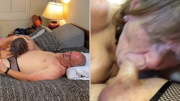 Old mature i dream of jeannie cosplay and magical blowjob