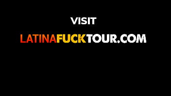 Real latina cutie with big naturals rides her friend’s man hard