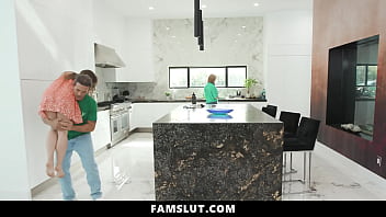 Lucky stepdaughter's secret blowjob leads to a hardcore sex session with her stepdad famslut