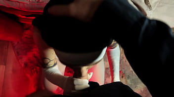 Halloween sex pov blowjob cowgirl