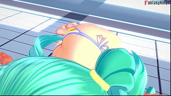 Hatsune miku bikini footjob and blowjob 1 vocaloid full & pov on sheer & fantasyking3