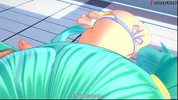 Hatsune miku bikini footjob and blowjob 1 vocaloid full & pov on sheer & fantasyking3