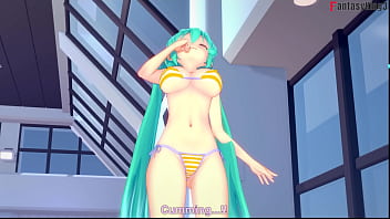 Hatsune miku bikini footjob and blowjob 1 vocaloid full & pov on sheer & fantasyking3
