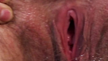 A dirty cunt will pee all over you and her white panties lots of urine