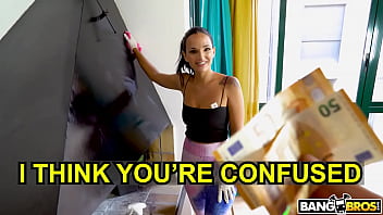 Spanish maid gets dirty Spanish maid gets dirty