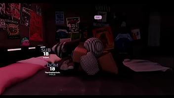 Rico sexo en roblox pareja cachonda