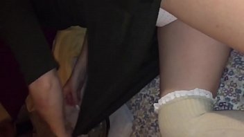 Wife destroying dress smoking bj facial