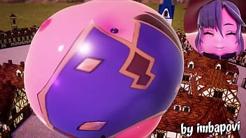 Mona belly and body inflation with soda by imbapovi