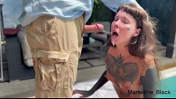 The master showered me with golden rain fucked my ass and cum on my face