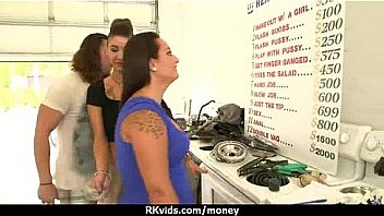 Sexy natural chick trades cash for some rough sex 14