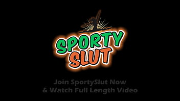 Puffy cameltoe petite babe round ass in super tight magenta bikers