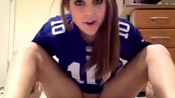 Cute brunette masturbating