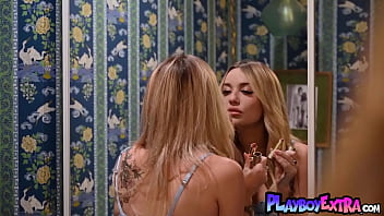 Petite teen blondie indulging herself in the bathroom Petite teen blondie indulging herself in the bathroom