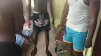 The behind the scenes action escalated into a spectacular blowjob