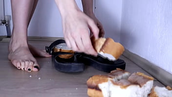You will eat this bread i crush under my feet slave preview