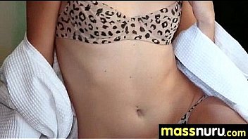 Slippery nuru massage for lucky dude 23