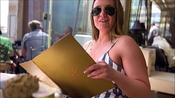 Denice klarskov bts from malaga tour includes public flashing