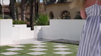 Denice klarskov bts from malaga tour includes public flashing