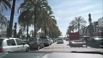 Denice klarskov bts from malaga tour includes public flashing Denice klarskov bts from malaga tour includes public flashing
