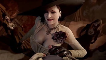 Alcina dimitrescu gives handjob