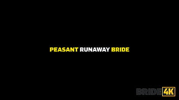 Bride4k lost bride sakura hell found the best entertainment with huge stranger’s dick in the field