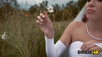 Bride4k lost bride sakura hell found the best entertainment with huge stranger’s dick in the field