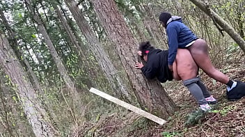 Sexy bbw gets fucked in nature