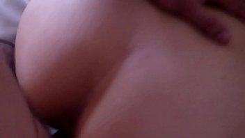 Doggy and gas masks fun in black opaque stockings