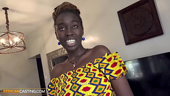 Tall ebony slut fucked hard & covered in cum by white casting agent Tall ebony slut fucked hard & covered in cum by white casting agent