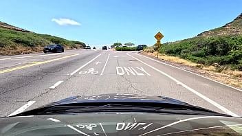 We drive around east oahu while chatting about things sexual