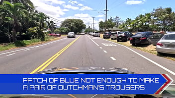 We drive around east oahu while chatting about things sexual