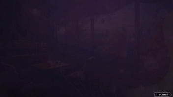 She grabbed the barista's dick and began to dominate him