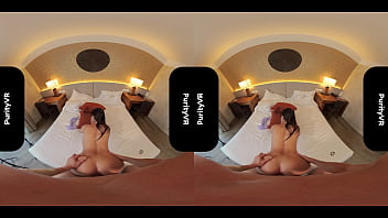 Francesca riding a big cock dildo is not enough