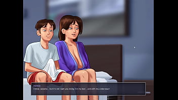 Stepmom caught me jerking off summer time saga short