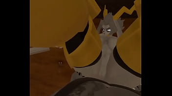 Blessed gets a big surprise in the ass