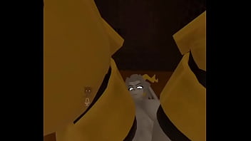 Blessed gets a big surprise in the ass