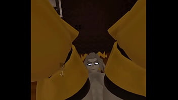 Blessed gets a big surprise in the ass