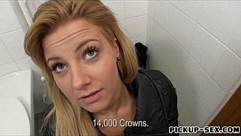 Eurobabe nathaly teges fucked in the bathroom and gets payed