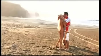 Blonde powerhouse alexis finds some cock on the beach