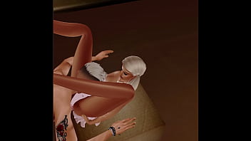 Going down on 3d bimbo