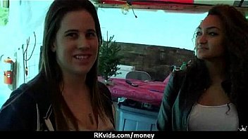 Desperate teen naked in public and fucks to pay rent 7