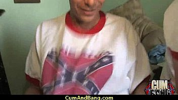 Real ebony babe getting hard core group making out 5