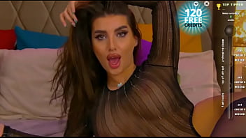 She strokes her hair and faints at the thought of you