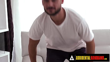 Masseuse scheduled too many clients and gets gangbanged