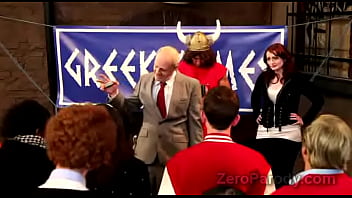 Hottie gets doggyfucked and jizzed in porn parody