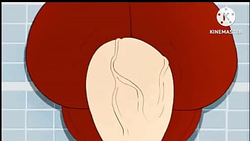 Ebony slut riding huge cock pov