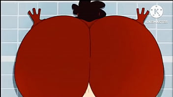 Ebony slut riding huge cock pov