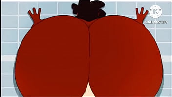 Ebony slut riding huge cock pov