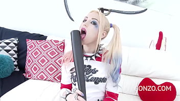 Slippery sexy and insatiable she demands to be stretched and filled again and again by her three dominant lovers in this hot scene